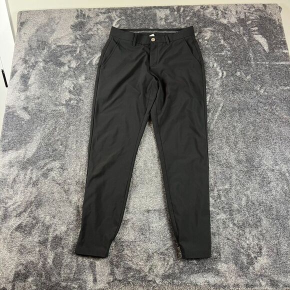SOLD Primo Golf Joggers Ankle Zip Men's 30X29 Performance Stretch Pants Black - Picture 1 of 10